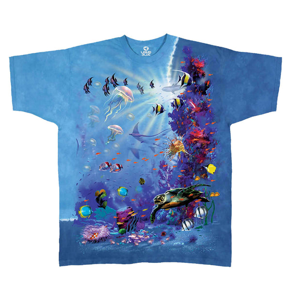 Grateful Dead Tropical Reef Tie Dye T Shirt