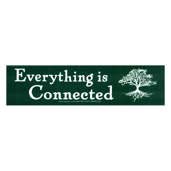 Everything is Connected Bumper Sticker - Hippie Shop