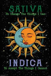 Sativa Indica Poster – Hippie Shop