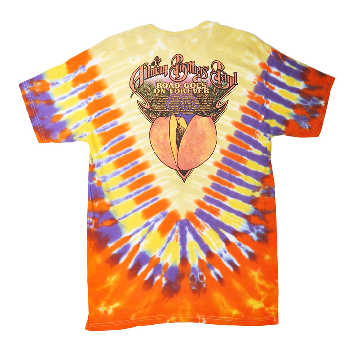 The Allman Brothers Band Peach on Tour Tie Dye T Shirt