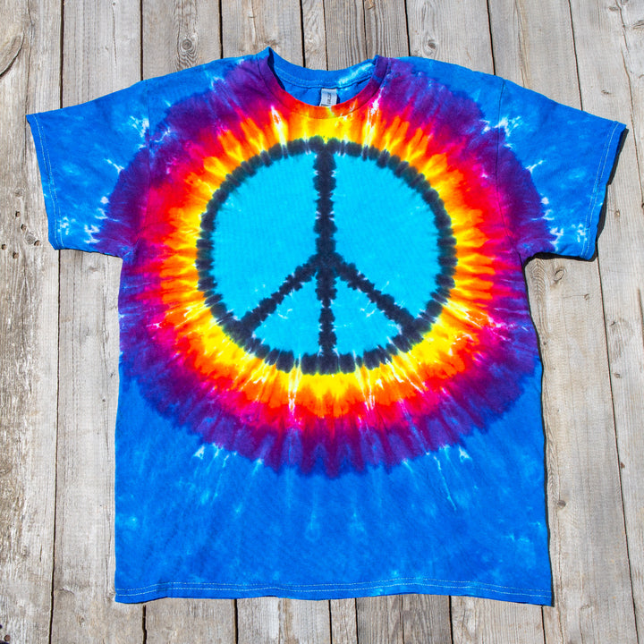 Peace On Earth Tie Dye T Shirt