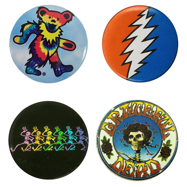 Grateful Dead Button Set - Hippie Shop