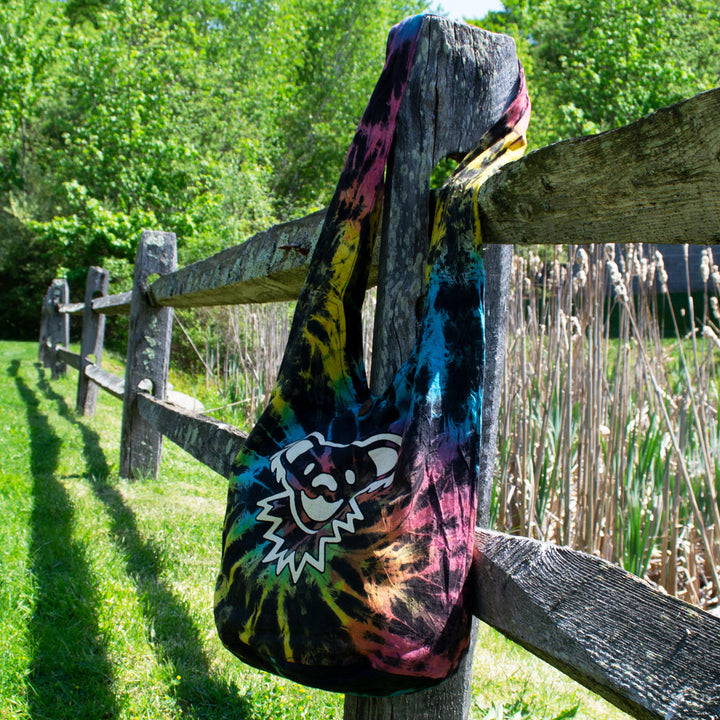 Grateful Dead Tie Dye Dancing Bear Shoulder Bag