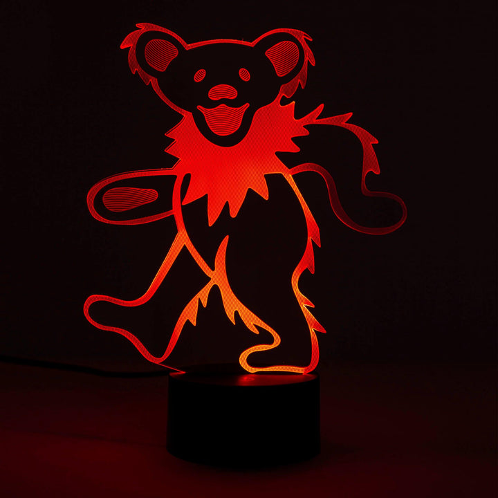 Grateful Dead Dancing Bear LED Lamp