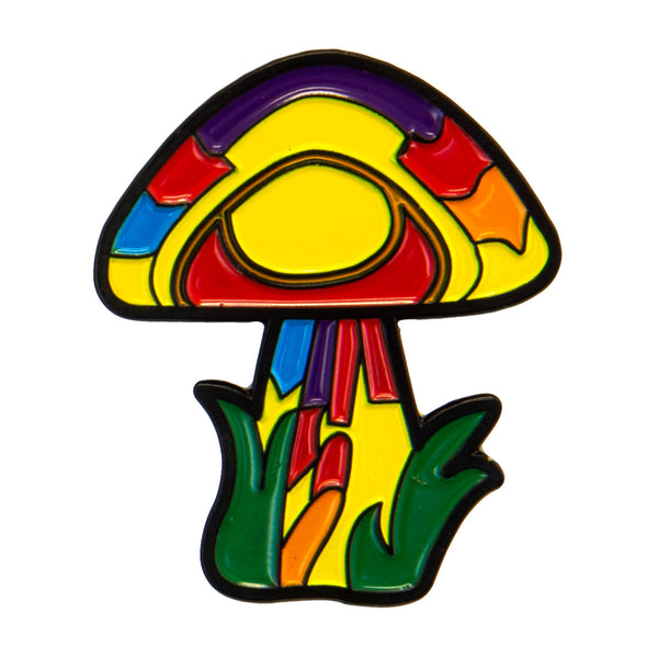 Mushroom Multicolored Pin