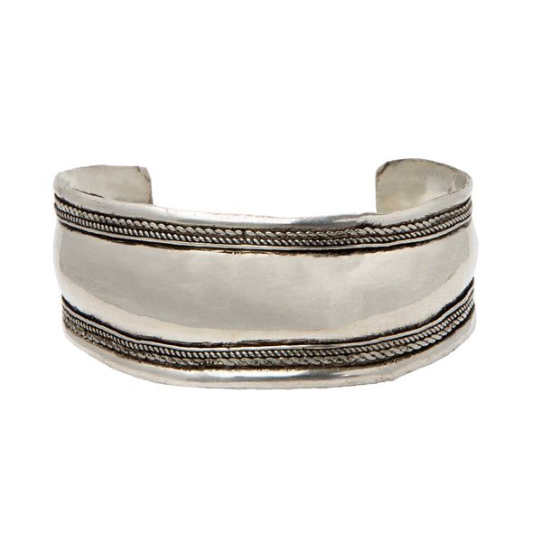 Tibetian Silver Cuff Bracelet