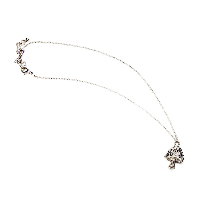 Wonderland Silver Toadstool Necklace