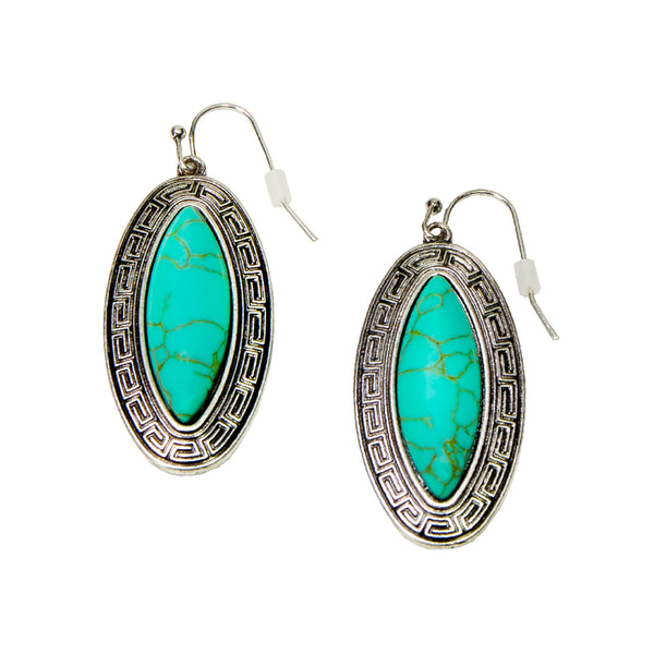 Turquoise Marquis Earrings