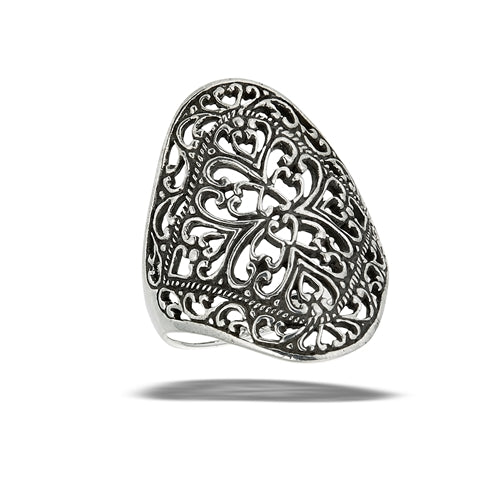 Sterling Silver Intricate Filigree Ring