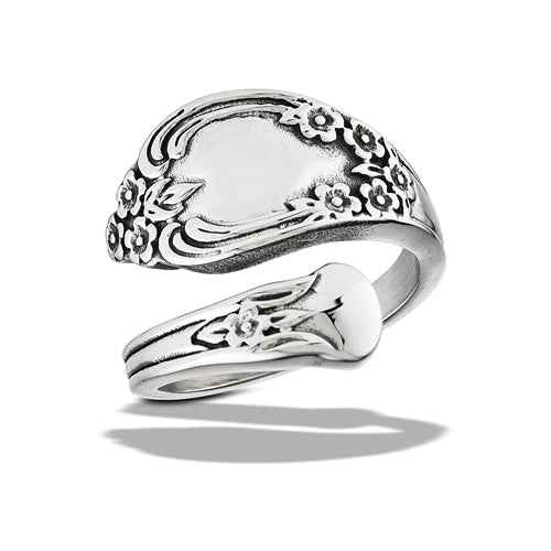 Classic Flower Spoon Ring