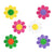 Neon Daisies Patch Set