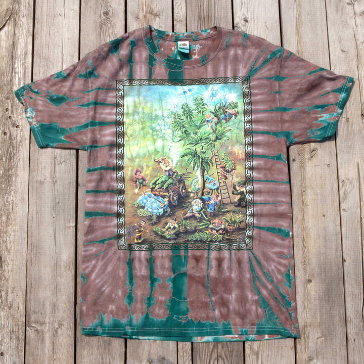 Tie Dye Gnome Grown Herb T Shirt