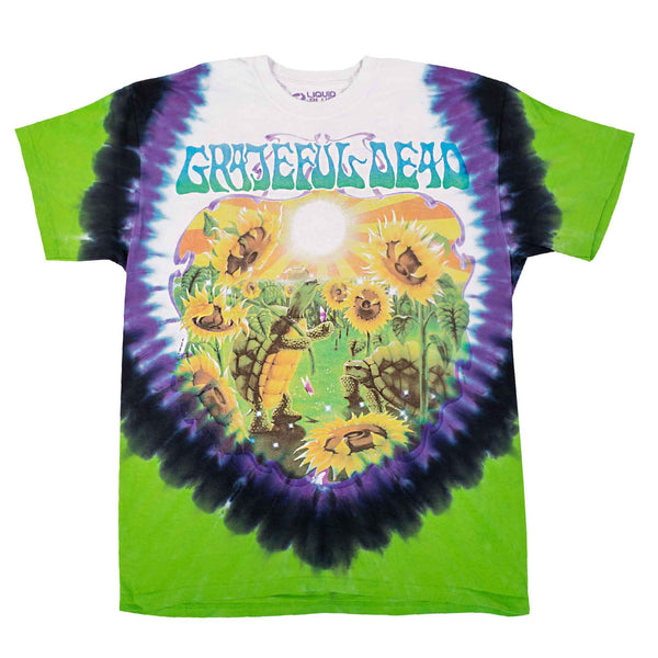 Grateful Dead Sunflower Terrapin Tie Dye T Shirt