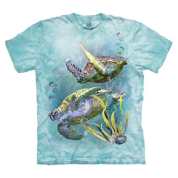 Sea Turtle Swim Tie Dye T Shirt