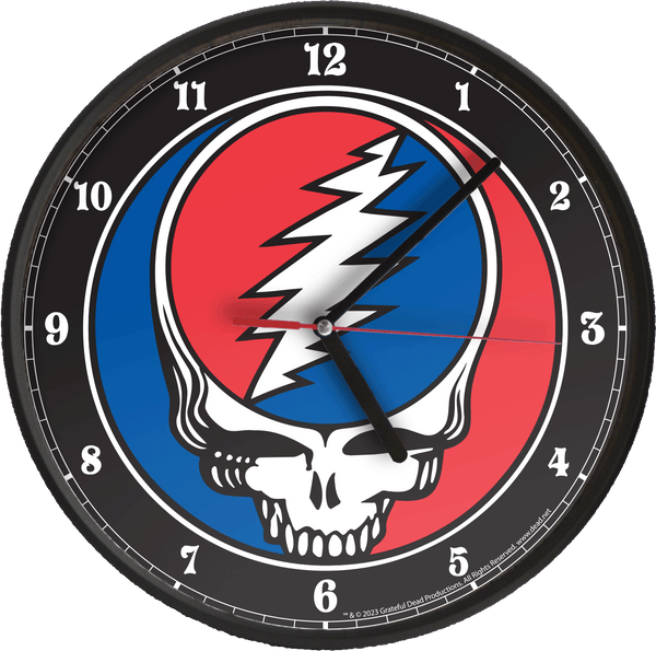 Grateful Dead Steal Your Face Clock