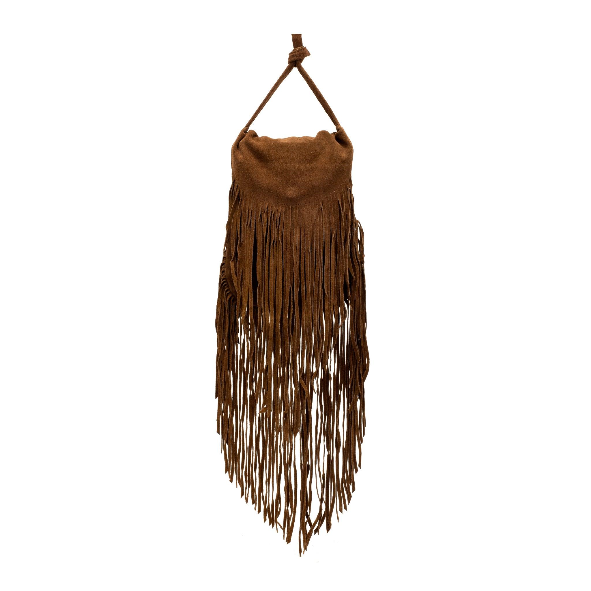 Pink and Gold Fringe Purse