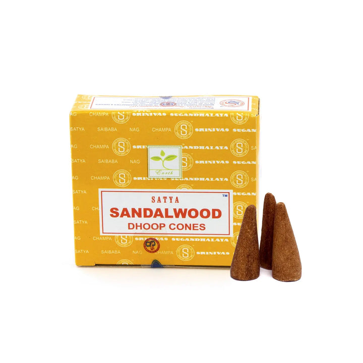 Satya Sandalwood Incense Cones Hippie Shop