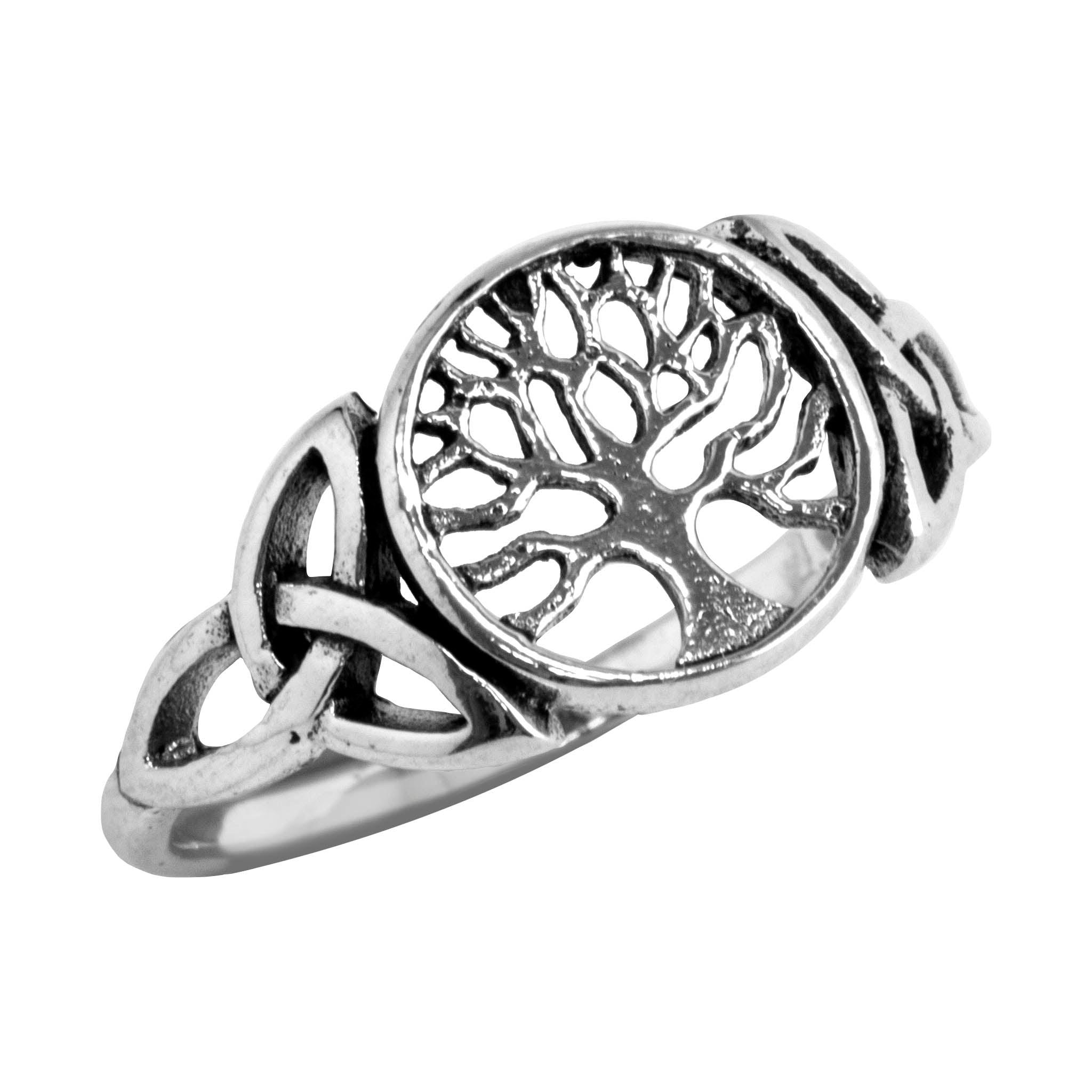 Buy Sterling Silver Tree of Life Ring - Size 7 at Amazon.in