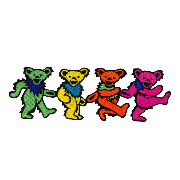Grateful Dead Dancing Bears Four Patch