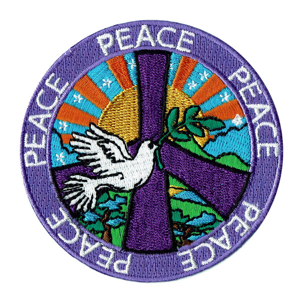 Peace Dove Allover Patch