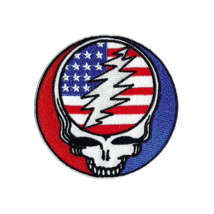 Grateful Dead USA Steal Your Face Patch