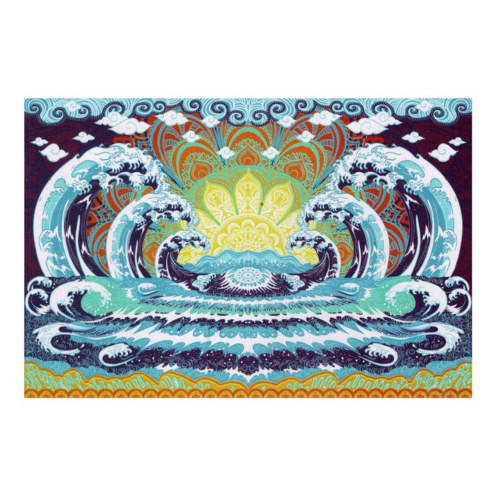 Sun-Drenched Swell Mandala Tapestry