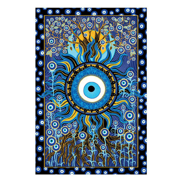 Protective Evil Eye 3D Tapestry