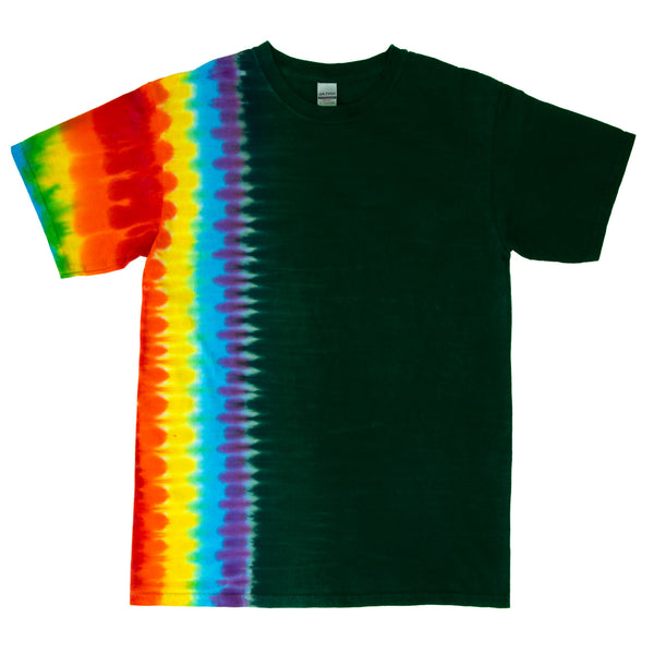 Rainbow Forest Tracks Tie Dye T Shirt