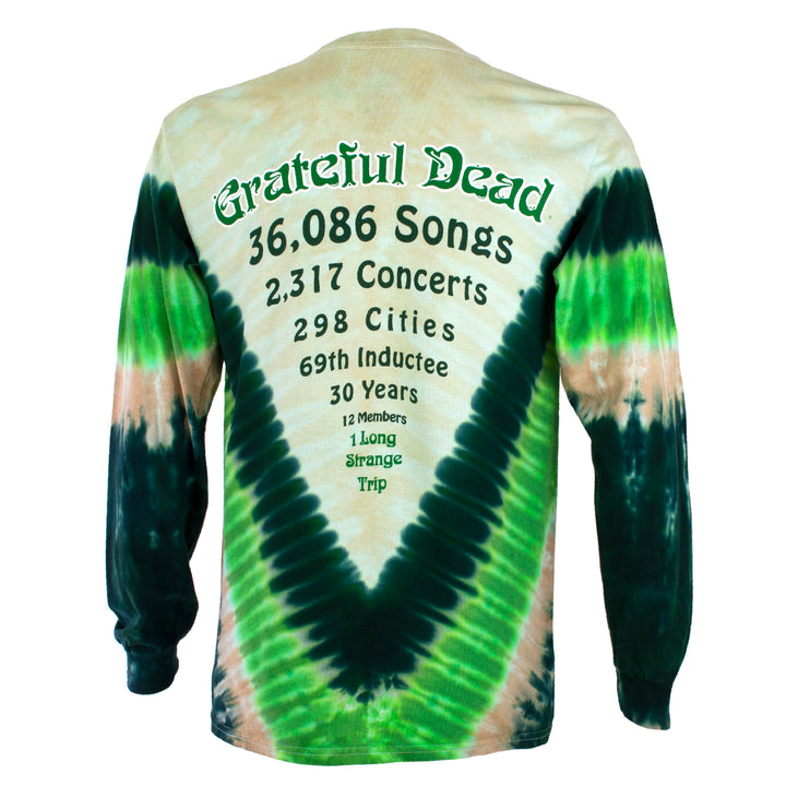 Grateful Dead Countdown Tie Dye Long Sleeve T Shirt