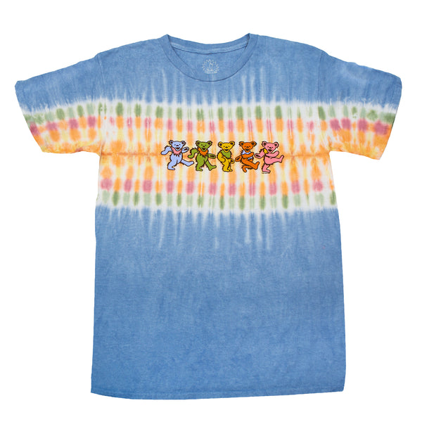 Grateful Dead Bear Track Tie Dye T Shirt