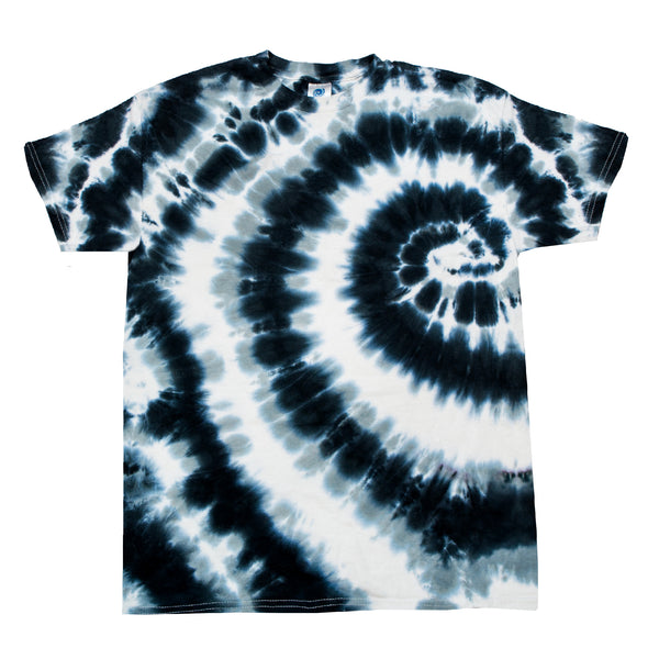 Black Swirl Tie Dye T Shirt
