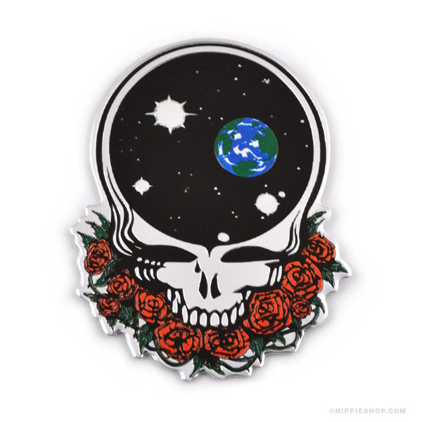 Grateful Dead Space Your Face Metal Bumper Sticker