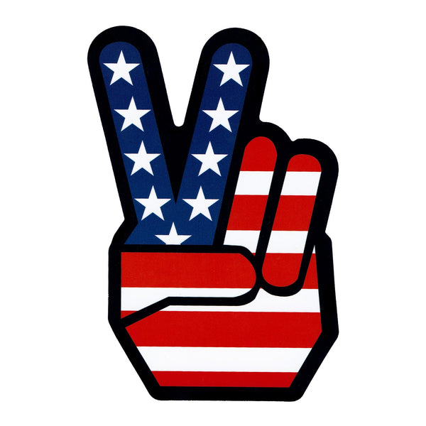 American Peace Hand Sticker