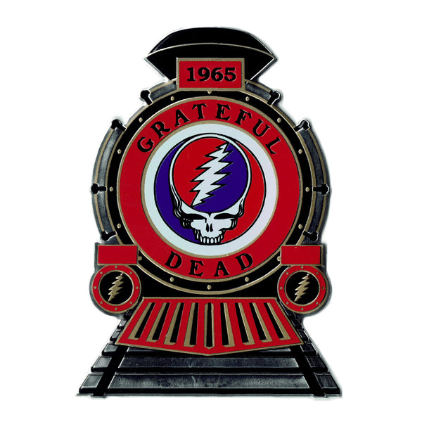 Grateful Dead Train Metal Finish Sticker