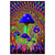 Mind Melt Mushroom Blacklight Poster
