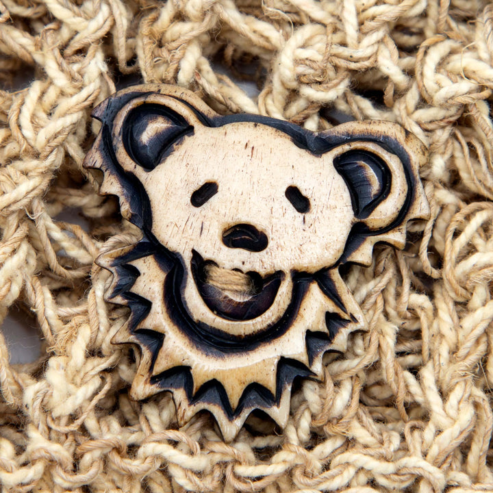 Honeycomb Grateful Dead Bear Hemp Hat
