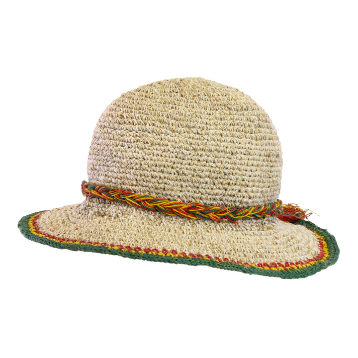 Rasta Vibrations Hemp Peace Hat – Hippie Shop