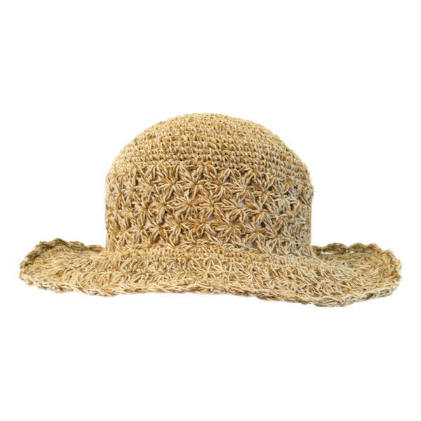 Here Comes The Sun Crocheted Hemp Hat