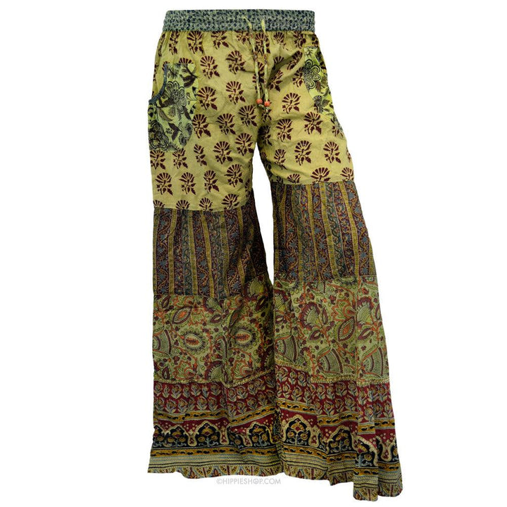 Far Out Flare Patchwork Pants