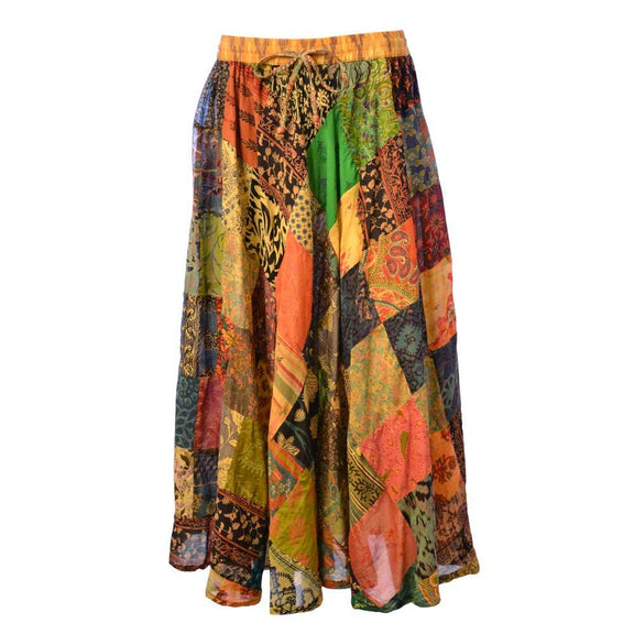 Mariposa Patchwork Skirt – Hippie Shop
