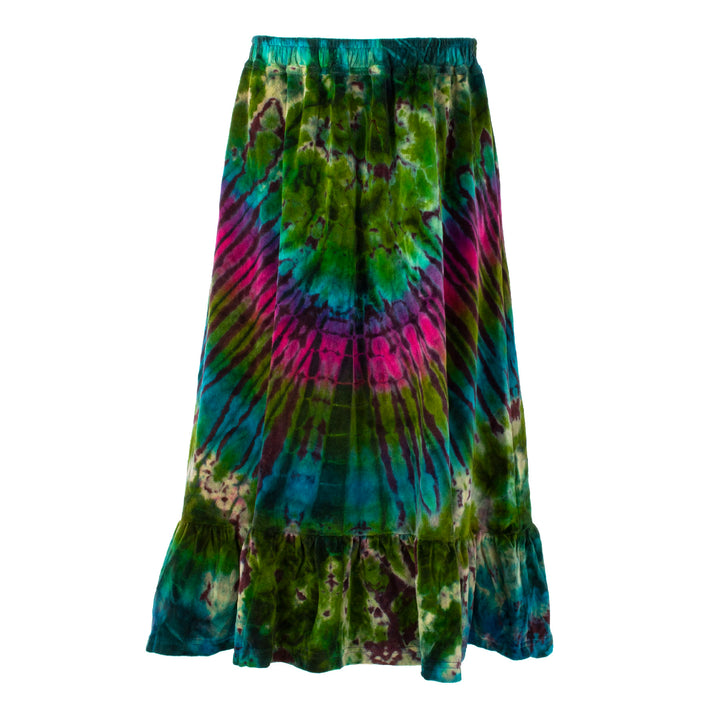 Janis Vibes Velvet Tie Dye Skirt