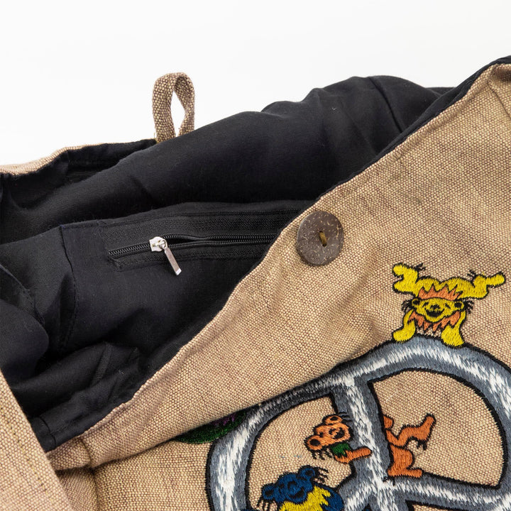 Grateful Dead Playful Peace Bears Shoulder Bag