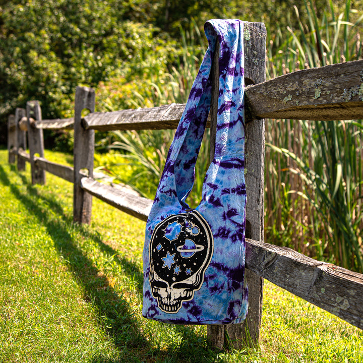 Grateful Dead Cosmic Stealie Tie Dye Shoulder Bag