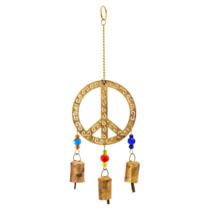 Recycled Peace Sign Wind Chime