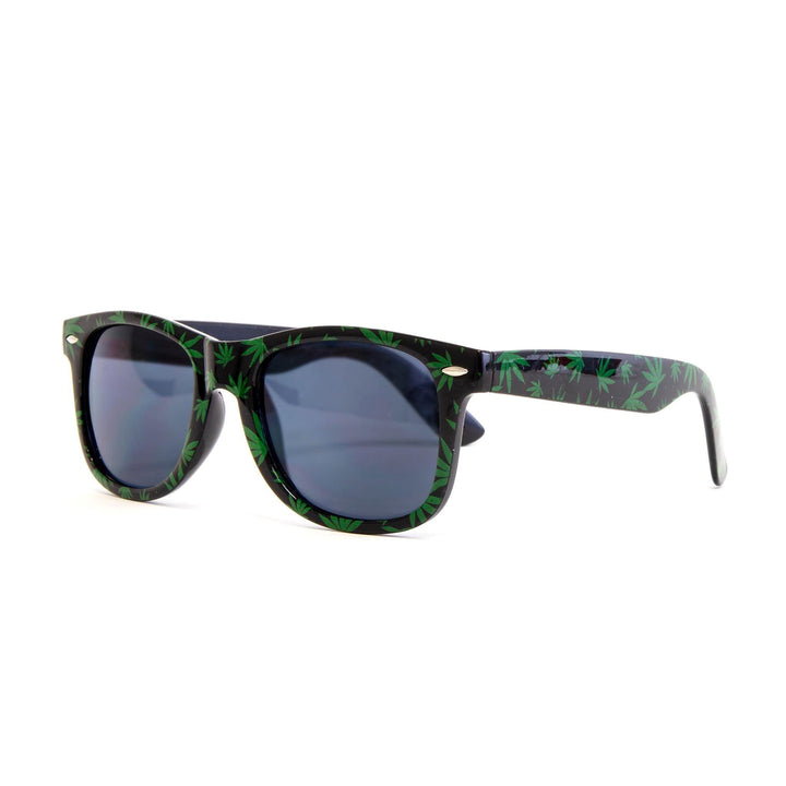 Pot Leaf Wayfarer Sunglasses