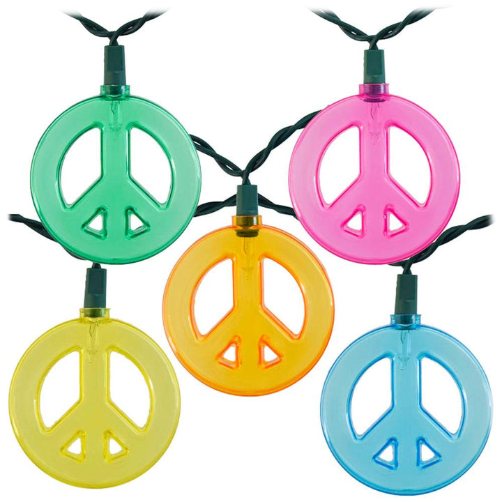 Peace Sign String Lights