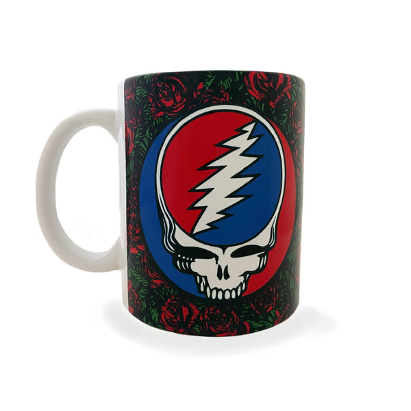 Grateful Dead Steal Your Face Roses Mug