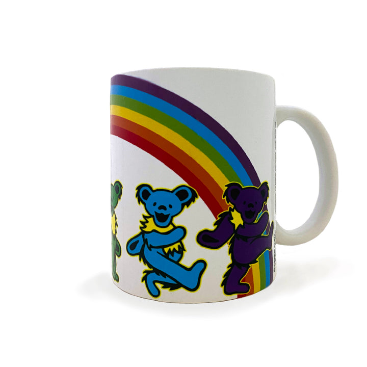Grateful Dead Rainbow Dancing Bears Mug