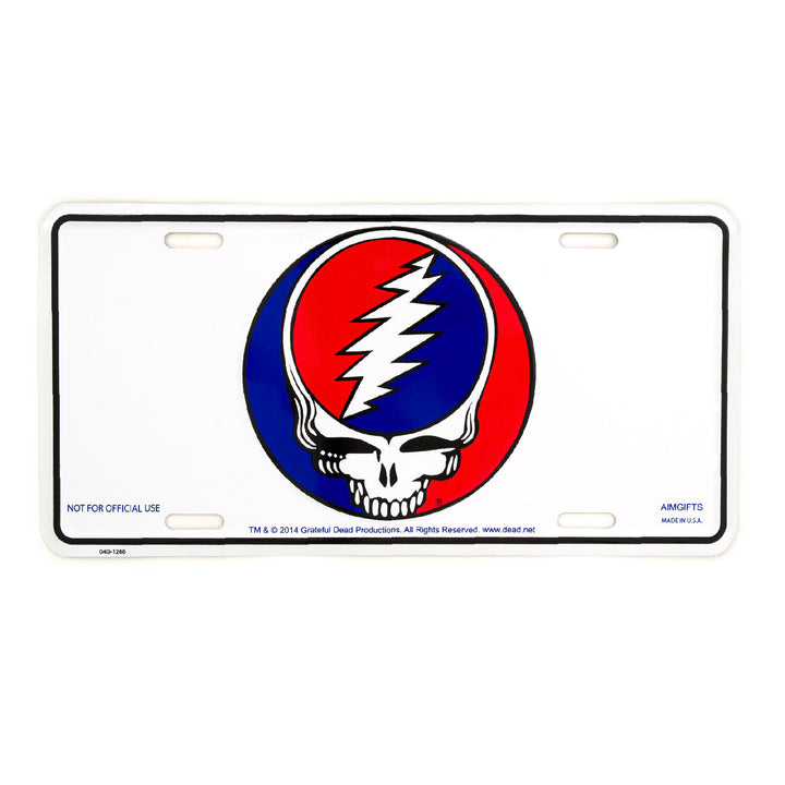 Grateful Dead Steal Your Face License Plate