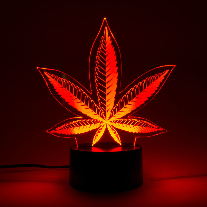 Pot Leaf LED Lamp
